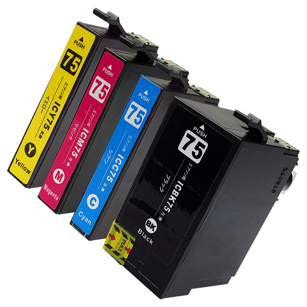 Amazon.co.jp: EPSON エプソン IC4CL75-(BK/C/M/Y)【強力洗浄